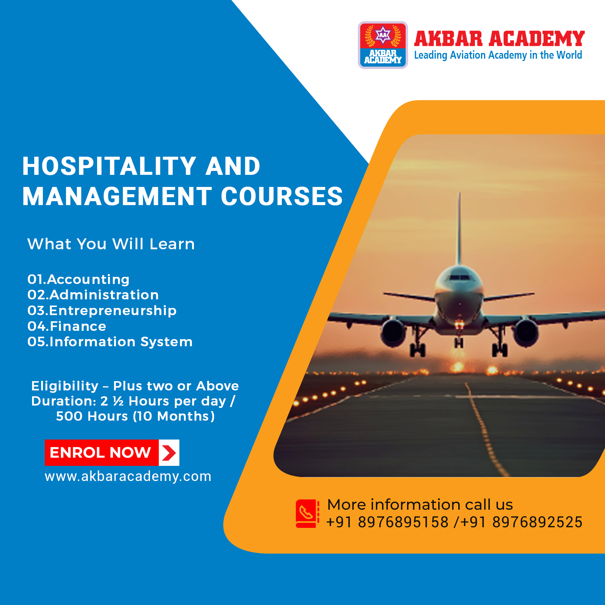 Hospitality and Management Courses